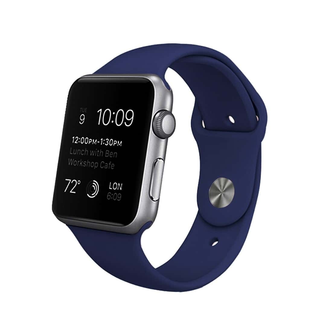 Sportbandje voor Apple Watch 1-9 series 38-40-41mm - Donkerblauw Main Image