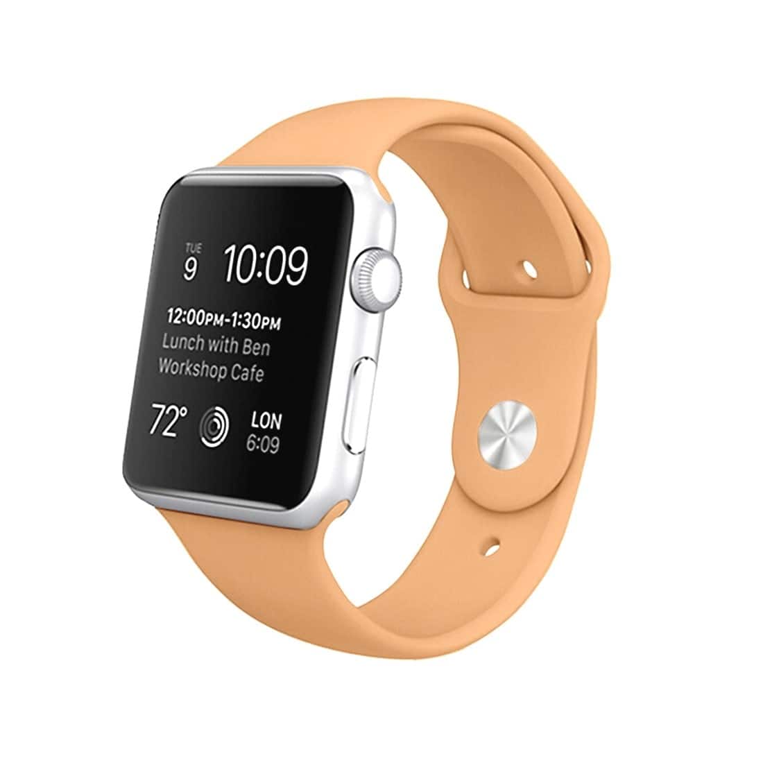 Sportbandje voor Apple Watch 1-9 series 38-40-41mm - Khaki Main Image