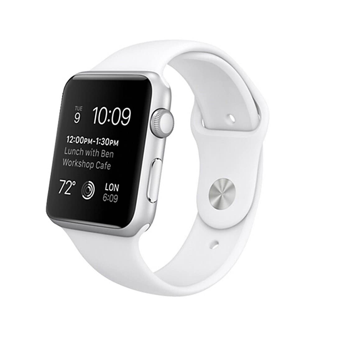 Sportbandje voor Apple Watch 1-9 series 38-40-41mm - Wit Main Image