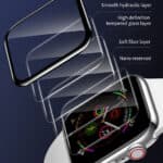 iVista Glazen Screen Protector Apple Watch 7 / 8 / 9 - 41mm - 2 Stuks - 4
