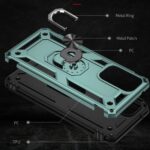 Samsung Galaxy A73 Ringhouder hoesje - Groen - 4