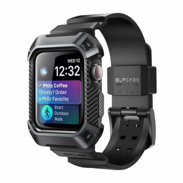 Supcase UB Pro Apple Watch 360 bandje 40 mm en 41 mm - Zwart