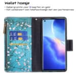 Wallet hoesje Oppo Find X3 lite - Oppo Reno5 5G - Sierkers - 4