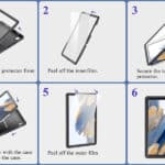 Fullcover hoes Samsung Tab A8 - 10.5 inch - Zwart - 6