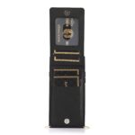 Solidenz Fashion Wallet hoesje met koord iPhone SE 2022 - SE 2020 - iPhone 8 - Zwart - 6
