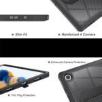Fullcover hoes Samsung Tab A8 - 10.5 inch - Zwart - 2