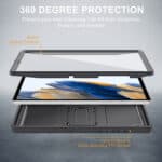 Fullcover hoes Samsung Tab A8 - 10.5 inch - Zwart - 4