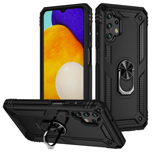 Samsung Galaxy A13 4G Ringhouder hoesje - Zwart