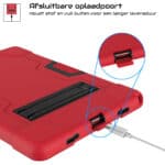Shockproof Standcase Samsung Tab A8 rode hoes - 10.5 inch - 4
