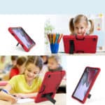 Shockproof Standcase Samsung Tab A8 rode hoes - 10.5 inch - 5