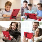 Shockproof Standcase Samsung Tab A8 rode hoes - 10.5 inch - 6