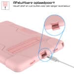 Shockproof Standcase Samsung Tab A8 roze hoes - 10.5 inch - 4
