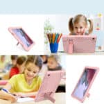 Shockproof Standcase Samsung Tab A8 roze hoes - 10.5 inch - 5