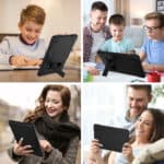 Shockproof Standcase Samsung Tab A8 zwarte hoes - 10.5 inch - 6