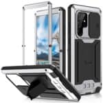 Stofdicht metalen hoes Samsung Galaxy S22 Ultra - Zilver Main Image