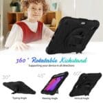Extreme Protection 360 Backcase hoes iPad Mini 7 / iPad mini 6 - 2024 / 2021 - Zwart - 5