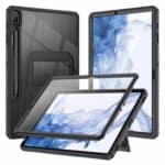Fullcover hoes Samsung Tab S8 Plus en Tab S7 Plus - 12.4 inch - Zwart Main Image
