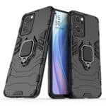 Ringhouder Backcover hoesje Oppo Find X5 Lite - Zwart Main Image