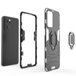 Ringhouder Backcover hoesje Oppo Find X5 Lite - Zwart - 1