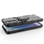 Ringhouder Backcover hoesje Oppo Find X5 Lite - Zwart - 2