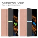 Smart Folio hoes Samsung Tab S8 Ultra / Tab S9 Ultra - Roségoud - 3
