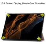Smart Folio hoes Samsung Tab S8 Ultra / Tab S9 Ultra - Roségoud - 5