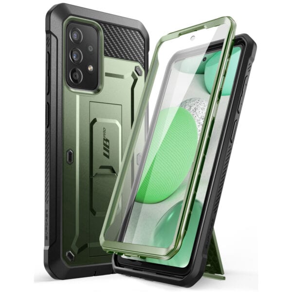 Supcase 360 Backcase met screenprotector Samsung A53 - Groen