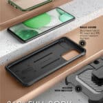 Supcase 360 Backcase met screenprotector Samsung A53 - Groen - 3