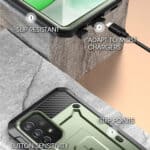 Supcase 360 Backcase met screenprotector Samsung A53 - Groen - 5