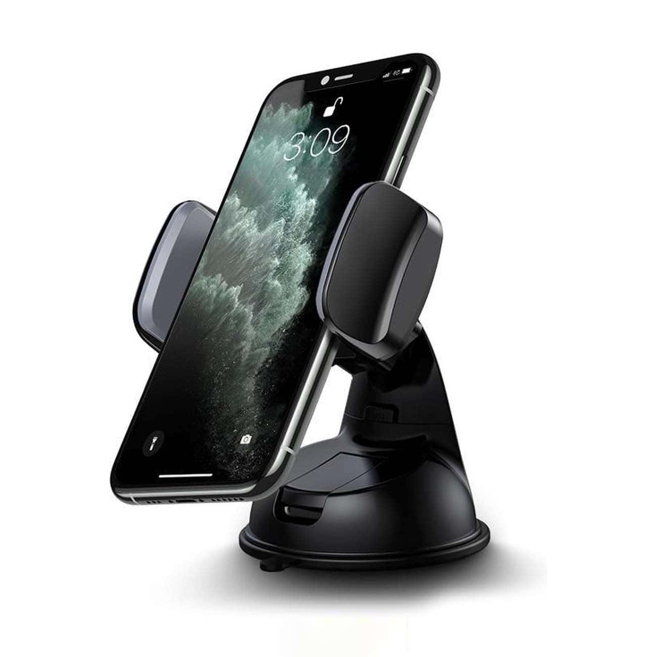 Telefoonhouder voor in de auto - Dashboard houder en Autoruit houder Main Image
