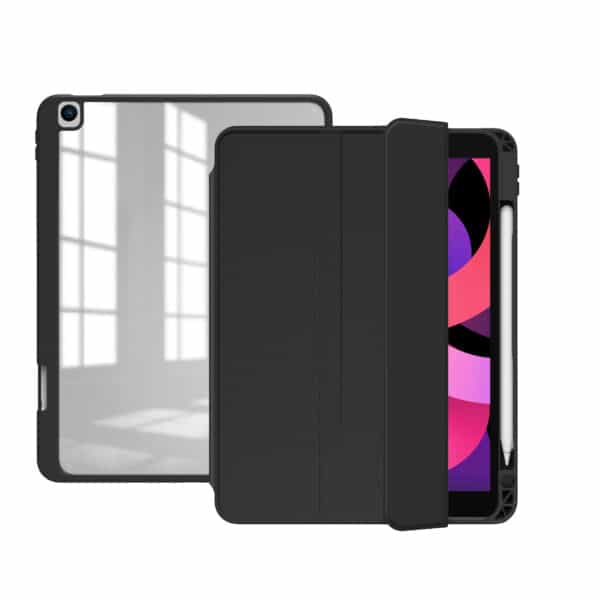 WiWu 2 in 1 Magnetische cover iPad 9 - iPad 8 - iPad 7 hoes - Pencilhouder zwart