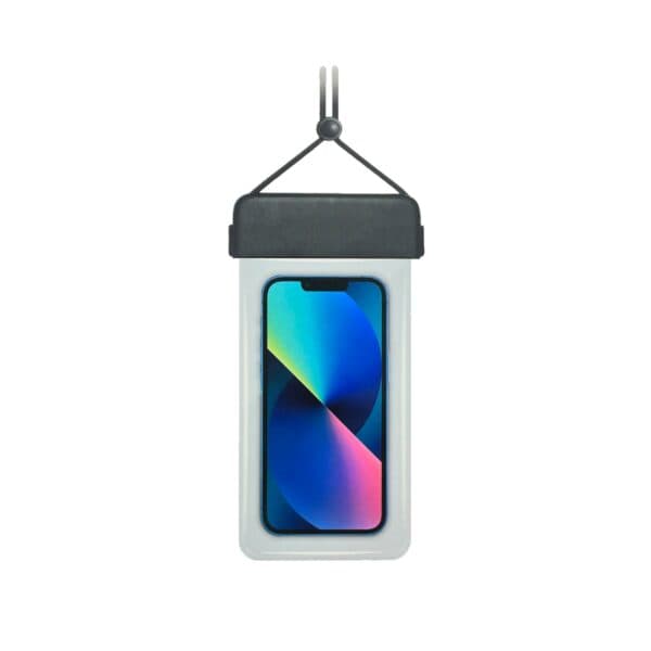 WiWu Waterdicht telefoonhoesje IPX8 tot 6.9 inch - Zwart