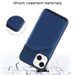 Backcover Portemonnee hoesje iPhone 14 Plus - Blauw - 3