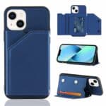 Backcover Portemonnee hoesje iPhone 14 Plus - Blauw Main Image