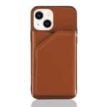 Backcover Portemonnee hoesje iPhone 14 Plus - Bruin - 1