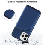 Backcover Portemonnee hoesje iPhone 14 Pro Max - Blauw - 2