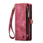 Caseme iPhone 14 Pro Max hoesje - Vintage Portemonnee Rood - 1