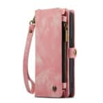 Caseme iPhone 14 Pro hoesje - Vintage Portemonnee Roze - 1