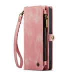 Caseme iPhone 14 Plus hoesje - Vintage Portemonnee Roze - 1