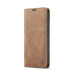 Caseme retro bookcase iPhone 14 Pro Max hoesje - Bruin - 1