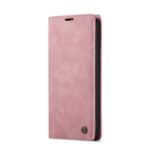 Caseme retro bookcase iPhone 14 Pro hoesje - Roze - 1