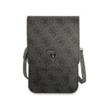 Guess PU 4G Triangle Universeel telefoontasje - Zwart - 1
