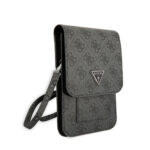 Guess PU 4G Triangle Universeel telefoontasje - Zwart - 2