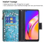 Wallet hoesje Oppo A94 5G - Japanse Sierkers - 4