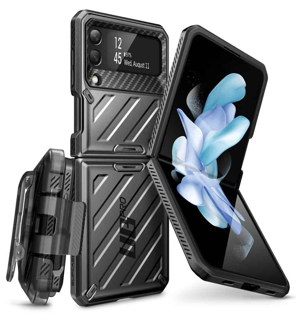 SUPCASE UB Pro Samsung Galaxy Z Flip 4 Hoesje - Zwart Main Image