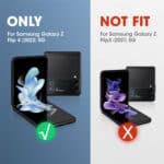 SUPCASE UB Pro Samsung Galaxy Z Flip 4 Hoesje - Zwart - 10