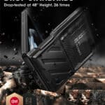 SUPCASE UB Pro Samsung Galaxy Z Flip 4 Hoesje - Zwart - 3