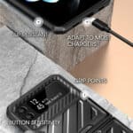 SUPCASE UB Pro Samsung Galaxy Z Flip 4 Hoesje - Zwart - 6