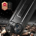 Supcase 360 Backcase hoesje met screenprotector iPhone 14 - Zwart - 1