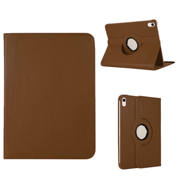 iPad 11 / iPad 10 Hoes - 10.9 inch Roterend hoesje - Bruin